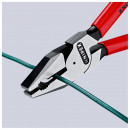 KNIPEX (02 01 225 SB) Kraft-Kombizange mit Kunststoff überzogen schwarz atramentiert Thumbnail 5