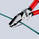 KNIPEX (02 01 225 SB) Kraft-Kombizange mit Kunststoff überzogen schwarz atramentiert Thumbnail 7
