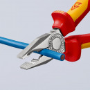 KNIPEX (03 06 160 SB) Kombizange isoliert mit Mehrkomponenten-Hüllen, VDE-geprüft verchromt Thumbnail 4