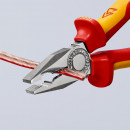 KNIPEX (03 06 160 SB) Kombizange isoliert mit Mehrkomponenten-Hüllen, VDE-geprüft verchromt Thumbnail 5