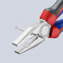 KNIPEX (03 05 200 SB) Kombizange mit Comfort-Griffen verchromt Thumbnail 2