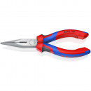 KNIPEX (25 02 160 SB) Flachrundzange mit Schneide (Radiozange) mit Comfort-Griffen schwarz atramentiert Thumbnail 1
