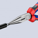 KNIPEX (25 02 160 SB) Flachrundzange mit Schneide (Radiozange) mit Comfort-Griffen schwarz atramentiert Thumbnail 2