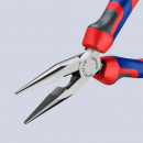 KNIPEX (25 02 160 SB) Flachrundzange mit Schneide (Radiozange) mit Comfort-Griffen schwarz atramentiert Thumbnail 6