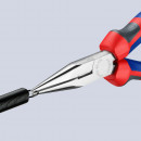 KNIPEX (25 05 160 SB) Flachrundzange mit Schneide (Radiozange) mit Comfort-Griffen verchromt Thumbnail 2