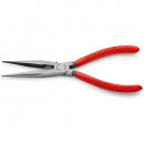 KNIPEX (26 11 200 SB) Flachrundzange mit Schneide (Storchschnabelzange) mit Kunststoff überzogen schwarz atramentiert Thumbnail 2
