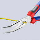 KNIPEX (26 25 200 SB) Flachrundzange mit Schneide (Storchschnabelzange) mit Comfort-Griffen verchromt Thumbnail 4