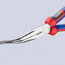 KNIPEX (26 25 200 SB) Flachrundzange mit Schneide (Storchschnabelzange) mit Comfort-Griffen verchromt Thumbnail 5