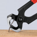 KNIPEX (51 01 210 SB) Hammerzange mit Kunststoff überzogen schwarz atramentiert Thumbnail 4