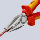KNIPEX (03 06 200 SB) Kombizange isoliert mit Mehrkomponenten-Hüllen, VDE-geprüft verchromt Thumbnail 7