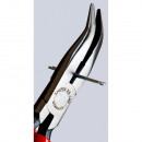 KNIPEX (25 21 160 SB) Flachrundzange mit Schneide (Radiozange) mit Kunststoff überzogen schwarz atramentiert Thumbnail 3