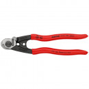 KNIPEX (95 61 190 SB) Drahtseilschere geschmiedet mit Kunststoff überzogen Thumbnail 1