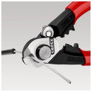 KNIPEX (95 61 190 SB) Drahtseilschere geschmiedet mit Kunststoff überzogen Thumbnail 5