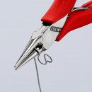 KNIPEX (35 31 115) Elektronik-Greifzange mit durchgestecktem Gelenk mit rutschhemmenden Kunststoff-Hüllen Thumbnail 3