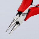 KNIPEX (35 31 115) Elektronik-Greifzange mit durchgestecktem Gelenk mit rutschhemmenden Kunststoff-Hüllen Thumbnail 4