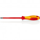 KNIPEX (98 20 55) Schraubendreher für Schlitzschrauben isolierender Mehrkomponenten-Griff, VDE-geprüft brüniert Thumbnail 1