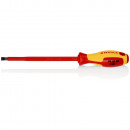 KNIPEX (98 20 80) Schraubendreher für Schlitzschrauben isolierender Mehrkomponenten-Griff, VDE-geprüft brüniert Thumbnail 1