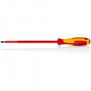KNIPEX (98 21 45) Schraubendreher für Schlitzschrauben isolierender Mehrkomponenten-Griff, VDE-geprüft brüniert Thumbnail 1