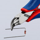KNIPEX (35 42 115 SB) Elektronik-Greifzange mit durchgestecktem Gelenk mit Mehrkomponenten-Hüllen Thumbnail 3