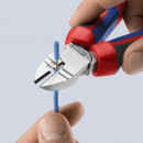 KNIPEX (14 25 160) Abisolier-Seitenschneider mit Comfort-Griffen verchromt Thumbnail 2
