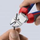 KNIPEX (14 25 160) Abisolier-Seitenschneider mit Comfort-Griffen verchromt Thumbnail 3