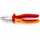 KNIPEX (02 06 200 SB) Kraft-Kombizange isoliert mit Mehrkomponenten-Hüllen, VDE-geprüft verchromt Thumbnail 1