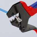 KNIPEX (97 43 200) Crimp-Systemzange für auswechselbare Crimpeinsätze mit Mehrkomponenten-Hüllen brüniert Thumbnail 5