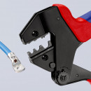 KNIPEX (97 43 200) Crimp-Systemzange für auswechselbare Crimpeinsätze mit Mehrkomponenten-Hüllen brüniert Thumbnail 6