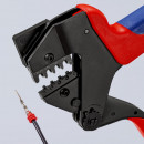 KNIPEX (97 43 200) Crimp-Systemzange für auswechselbare Crimpeinsätze mit Mehrkomponenten-Hüllen brüniert Thumbnail 8
