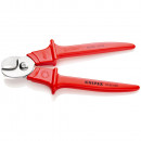 KNIPEX (95 06 230 SB) Kabelschere Griffe mit Kunststoff umspritzt isoliert, mit Kunststoff umspritzt, VDE-geprüft Thumbnail 2