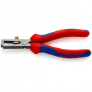 KNIPEX (11 12 160) Abisolierzange universal mit Mehrkomponenten-Hüllen schwarz atramentiert Thumbnail 1