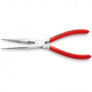 KNIPEX (26 13 200) Flachrundzange mit Schneide (Storchschnabelzange) mit Kunststoff überzogen verchromt Thumbnail 2