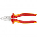 KNIPEX (02 06 180 SB) Kraft-Kombizange isoliert mit Mehrkomponenten-Hüllen, VDE-geprüft verchromt Thumbnail 1