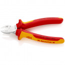 KNIPEX (14 26 160 SB) Abisolier-Seitenschneider isoliert mit Mehrkomponenten-Hüllen, VDE-geprüft verchromt Thumbnail 2