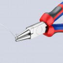 KNIPEX (22 05 160) Rundzange mit Comfort-Griffen verchromt Thumbnail 3