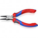 KNIPEX (22 02 140) Rundzange mit Comfort-Griffen schwarz atramentiert Thumbnail 2