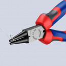 KNIPEX (22 02 140) Rundzange mit Comfort-Griffen schwarz atramentiert Thumbnail 3