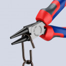 KNIPEX (22 02 140) Rundzange mit Comfort-Griffen schwarz atramentiert Thumbnail 4