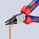 KNIPEX (22 02 140) Rundzange mit Comfort-Griffen schwarz atramentiert Thumbnail 5