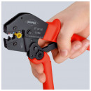 KNIPEX (97 52 09 SB) Crimpzange auch für Zweihandbedienung mit rutschhemmenden Kunststoff-Hüllen brüniert Thumbnail 3