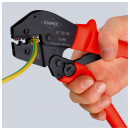 KNIPEX (97 52 09 SB) Crimpzange auch für Zweihandbedienung mit rutschhemmenden Kunststoff-Hüllen brüniert Thumbnail 4