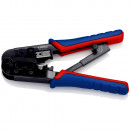 KNIPEX (97 51 10 SB) Crimpzange für Westernstecker mit Mehrkomponenten-Hüllen brüniert Thumbnail 2