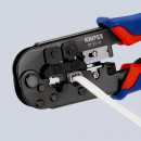 KNIPEX (97 51 10 SB) Crimpzange für Westernstecker mit Mehrkomponenten-Hüllen brüniert Thumbnail 7