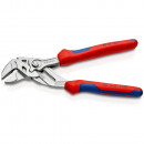 KNIPEX (86 05 180 SB) Zangenschlüssel Zange und Schraubenschlüssel in einem Werkzeug mit Mehrkomponenten-Hüllen verchromt Thumbnail 2