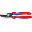 KNIPEX (95 12 200 SB) Kabelschere mit Doppelschneide mit Comfort-Griffen brüniert Thumbnail 1