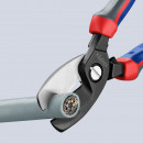 KNIPEX (95 12 200 SB) Kabelschere mit Doppelschneide mit Comfort-Griffen brüniert Thumbnail 3