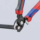 KNIPEX (95 22 165) Kabelschere mit Öffnungsfeder mit Comfort-Griffen brüniert Thumbnail 7