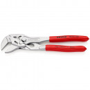 KNIPEX (86 03 150 SB) Zangenschlüssel Zange und Schraubenschlüssel in einem Werkzeug mit Kunststoff überzogen verchromt Thumbnail 2