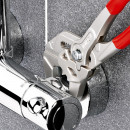 KNIPEX (86 03 150 SB) Zangenschlüssel Zange und Schraubenschlüssel in einem Werkzeug mit Kunststoff überzogen verchromt Thumbnail 3