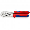 KNIPEX (86 05 150 SB) Zangenschlüssel Zange und Schraubenschlüssel in einem Werkzeug mit Mehrkomponenten-Hüllen verchromt Thumbnail 2